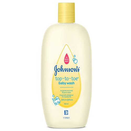 JOHNSONS BABY TOP-TO-TOE WASH 50ML.